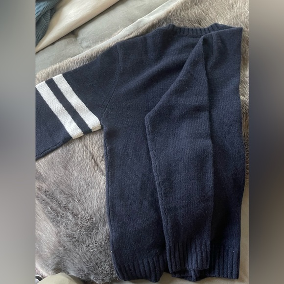 Med Ralph Lauren Purple Label Cashmere Nautical Captain Bear Sweater New $1495 - Picture 2 of 11